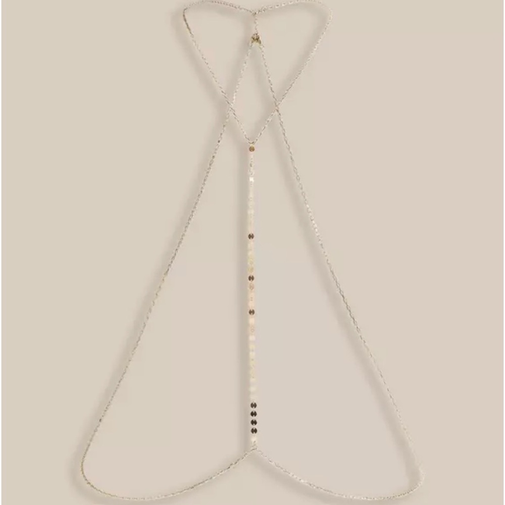 NWT Paillette Body Chain - Picture 2 of 2